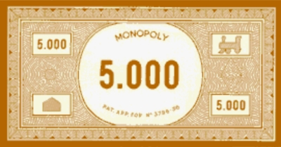 billet Fond monétaire International Monopoly