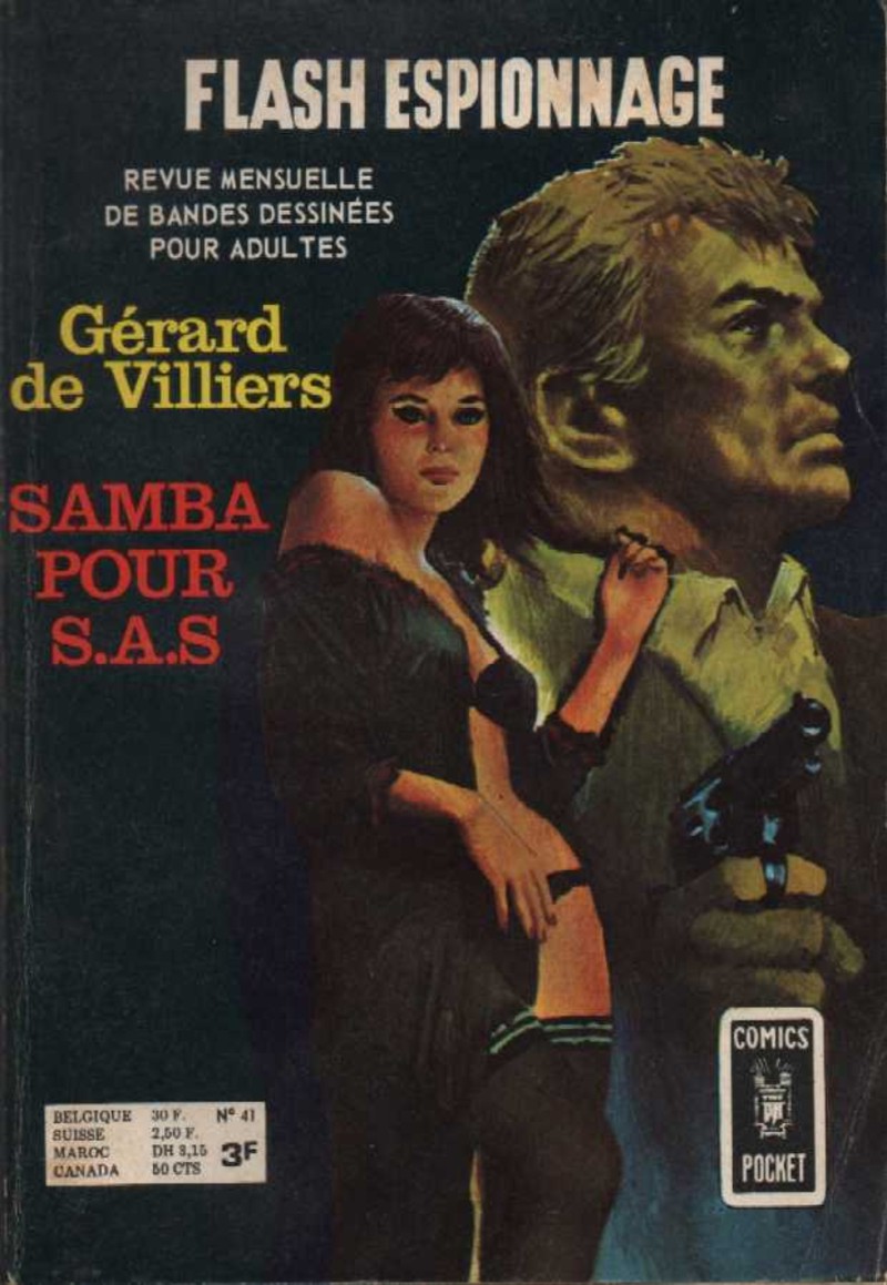 Samba pour SAS, BD, gerard de villiers