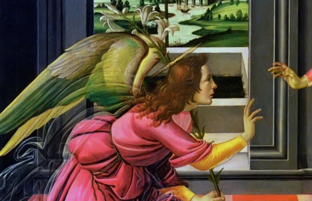 Gabriel par  Sandro Botticelli